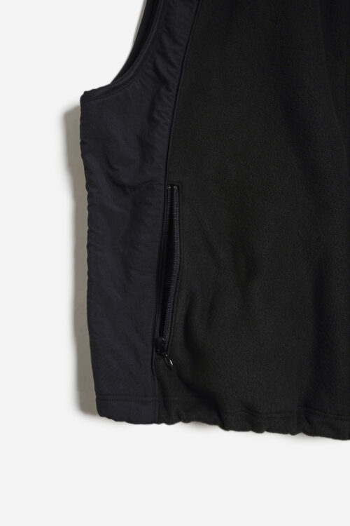 FLEECE VEST BLACK