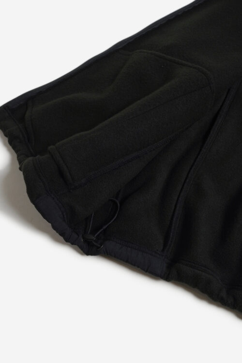 FLEECE VEST BLACK