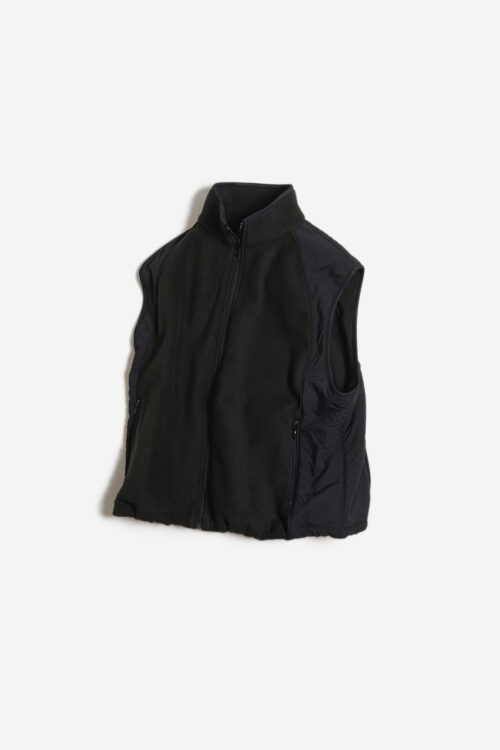 FLEECE VEST BLACK